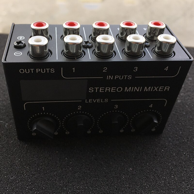 Cx400 mini stereo rca 4- kanals passiv mixer lille mixer mixer stereo dispenser til live og studie