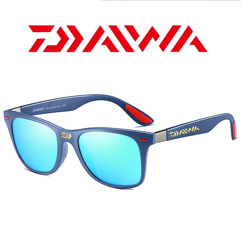 Daiwa Mannen Vissen Gepolariseerde Zonnebril Retro Rijden Rijden Zonnebril Sport Uv Bescherming Zonnebril: Photo Color7