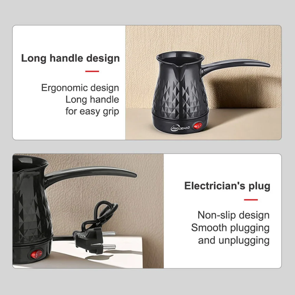 Mini Electric Turkish Coffee Pot, Chaleira 1 Pessoa Espresso, 220V, Casa, Calor De Leite, Chá Moka, Barista Café Acessórios, 2-6Cups