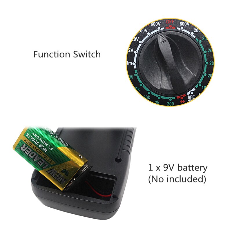 xl830l digital multimeter XL830L Handheld LCD Multimetro Backlight AC/DC Ammeter Voltmeter XL830L Voltage Tester Ammeter