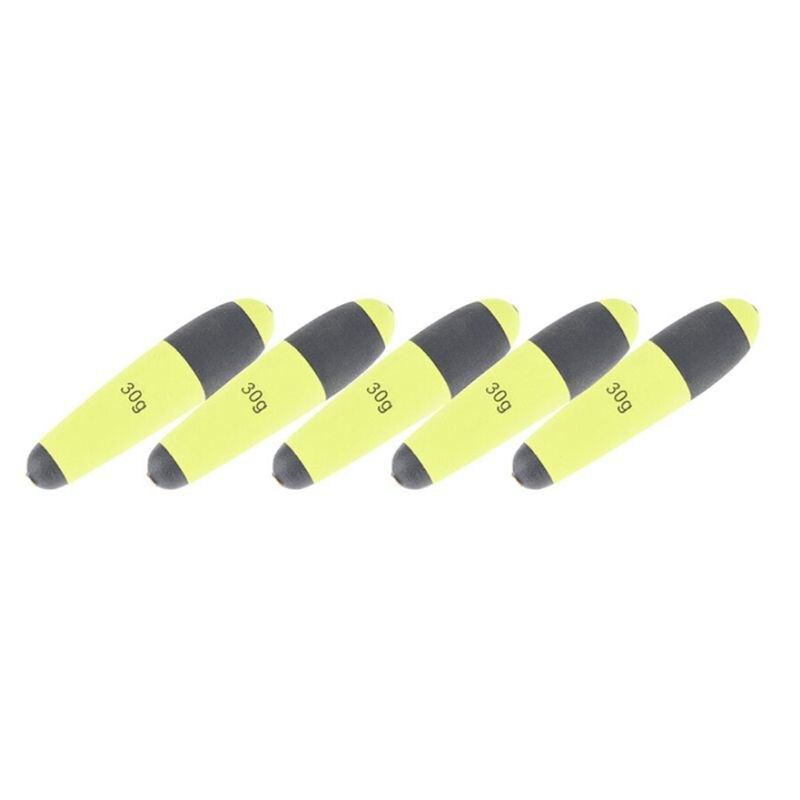 PXPF 5 pcs/pack EVA Foam Bobber Float Floatability Saltwater Fishing Buoys Catfish Pique Floats Live Bait: 30g