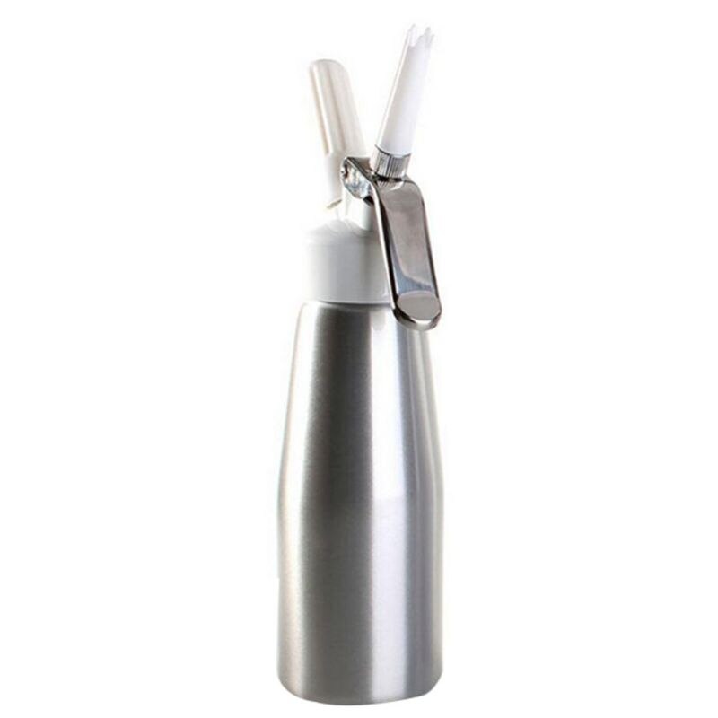 500Ml Aluminium Slagroom Dispenser Met Drie Decoreren Nozzles: S