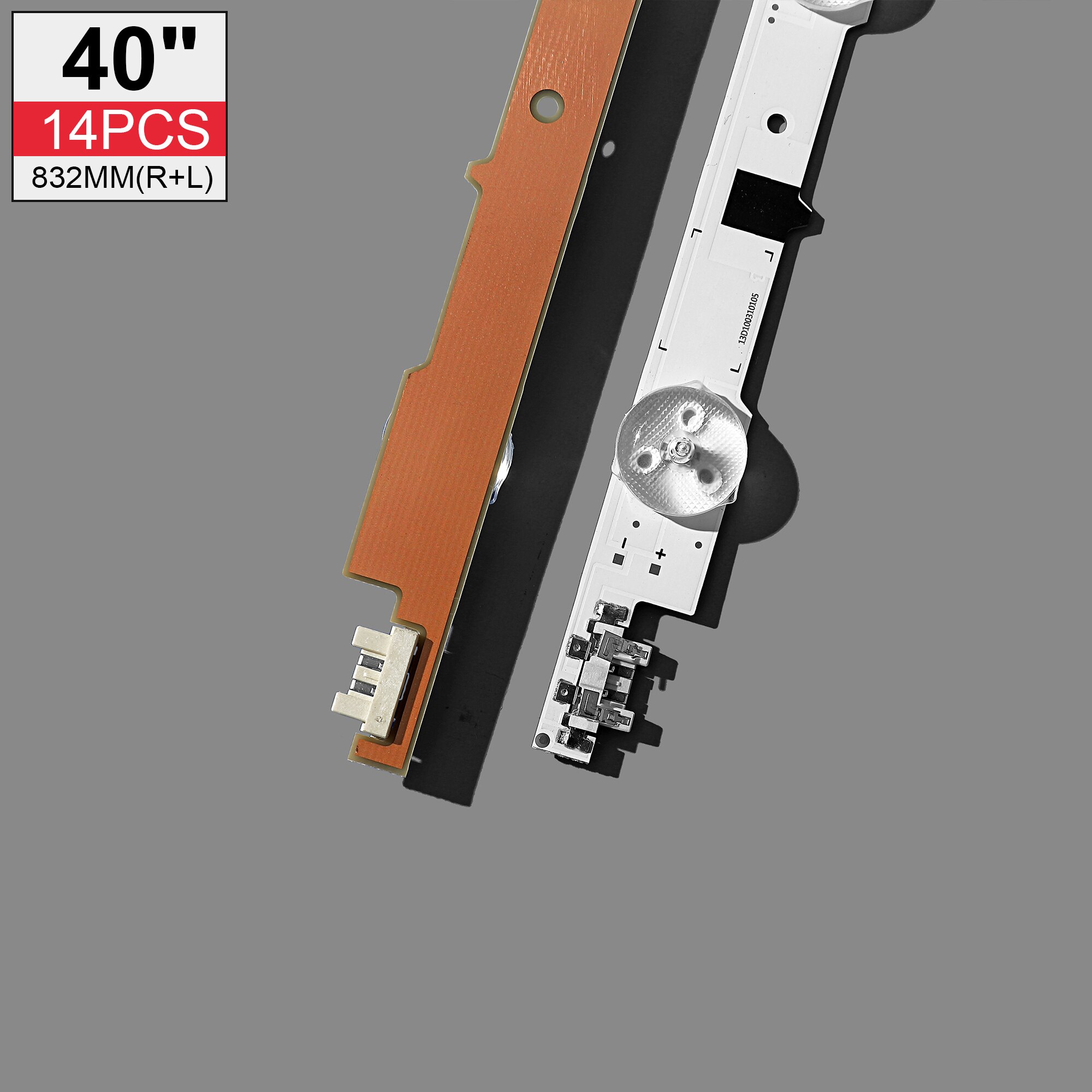 Tira de led de retroiluminación para TV Samsung, luz para modelos D2GE-400SCA-R3, UA40F5500, 2013SVS40F, UE40F6400, D2GE-400SCB-R3, UE40F5000 y UE40F5700 de 40&quot;, 832mm