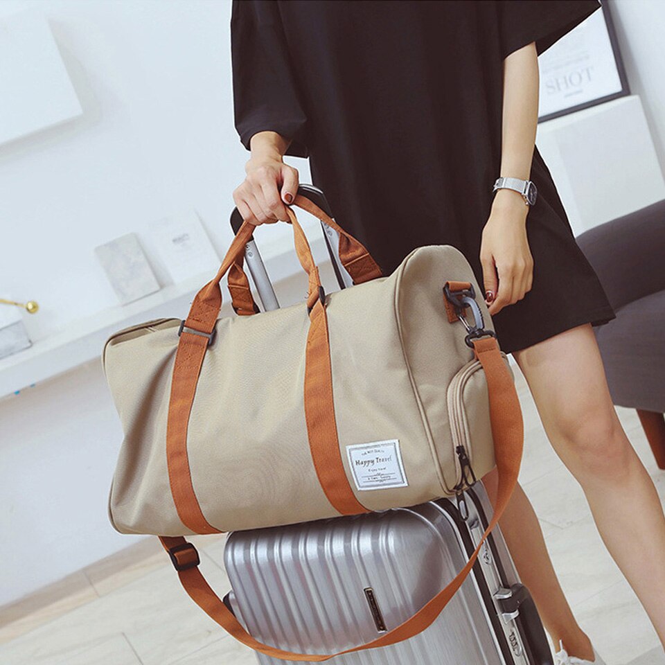 Torby podróżne Crossbody kobiety mężczyźni duży worek marynarski bagaż podręczny torby podróżne na ramię torebki z niezależnym magazynem obuwia