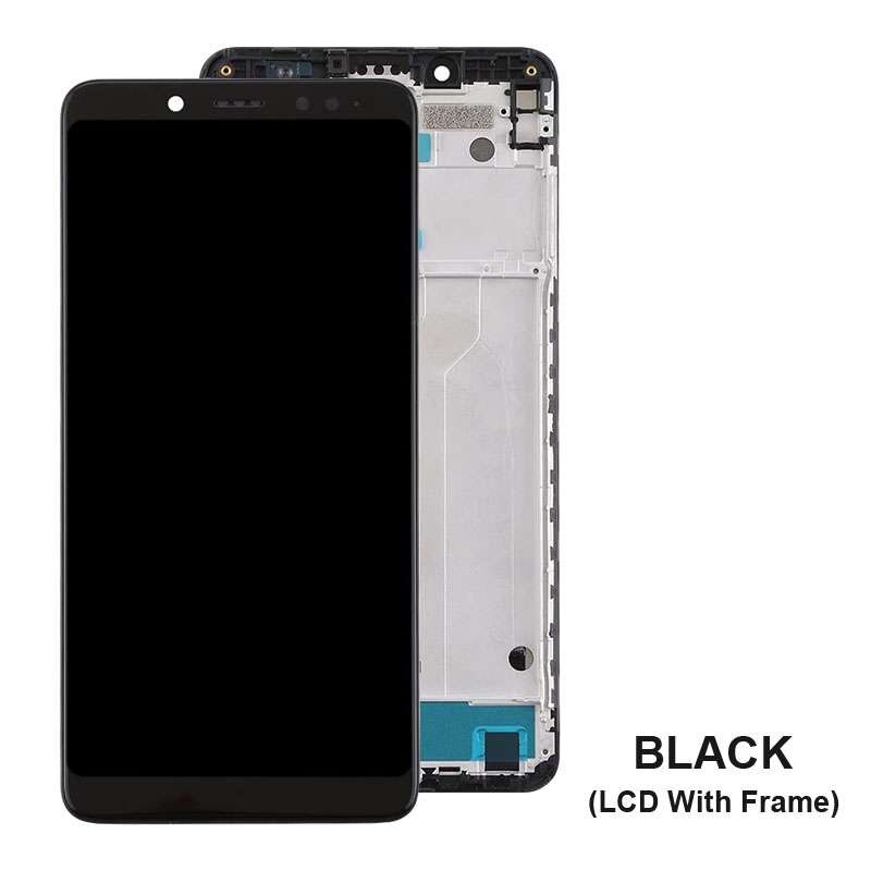 Originele Xiaomi Redmi Note 5 Redmi Note 5 Pro Lcd-scherm 5.99 "Touchscreen Digitizer Met Frame: Black with Frame