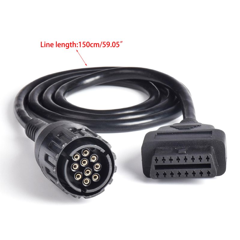 Ohp 10 to 16- pin obd diagnostisk scanner adapter til bmw motorcykler icom d kabel  g8te