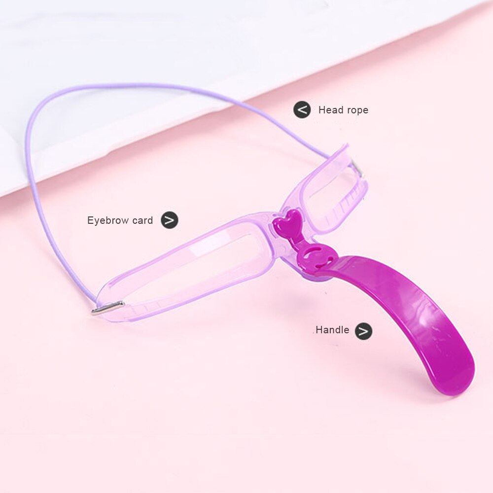 1PC Riutilizzabile 8 in1 modello Aiuto stampino Disegno Sopracciglia kit Attrezzi Strigliatura E Tolettatura Carta di Sopracciglio Definizione di Strumenti di Trucco