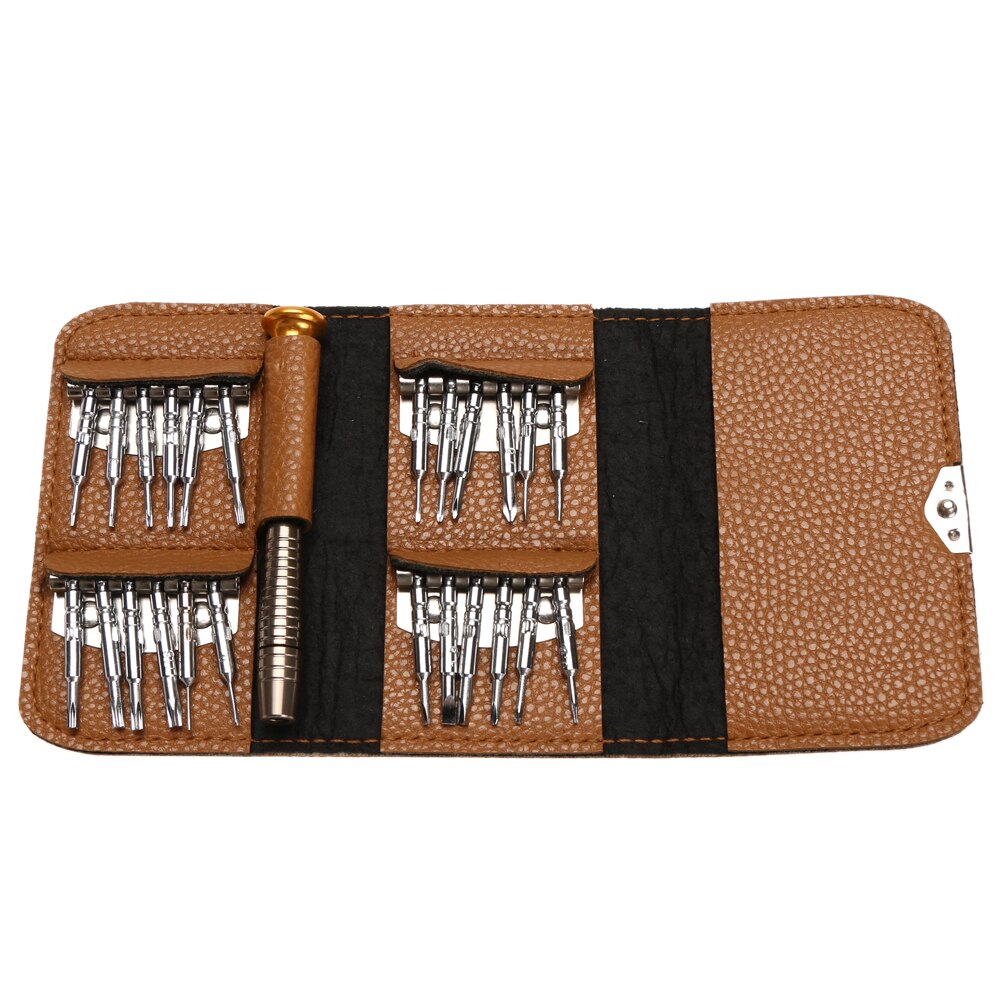 25 in 1 Mini Electronic Torx Screwdriver Precision Screwdriver Set Opening Repair Tools Kit for iPhone Camera Watch Tablet PC