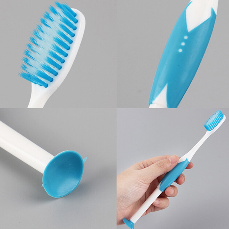 2pcs/set Two Loaded Silicone Adult Toothbrush Soft Bristle Soft Two Loaded Couple Tooth Brush Tongue Scraper Teeth Brush