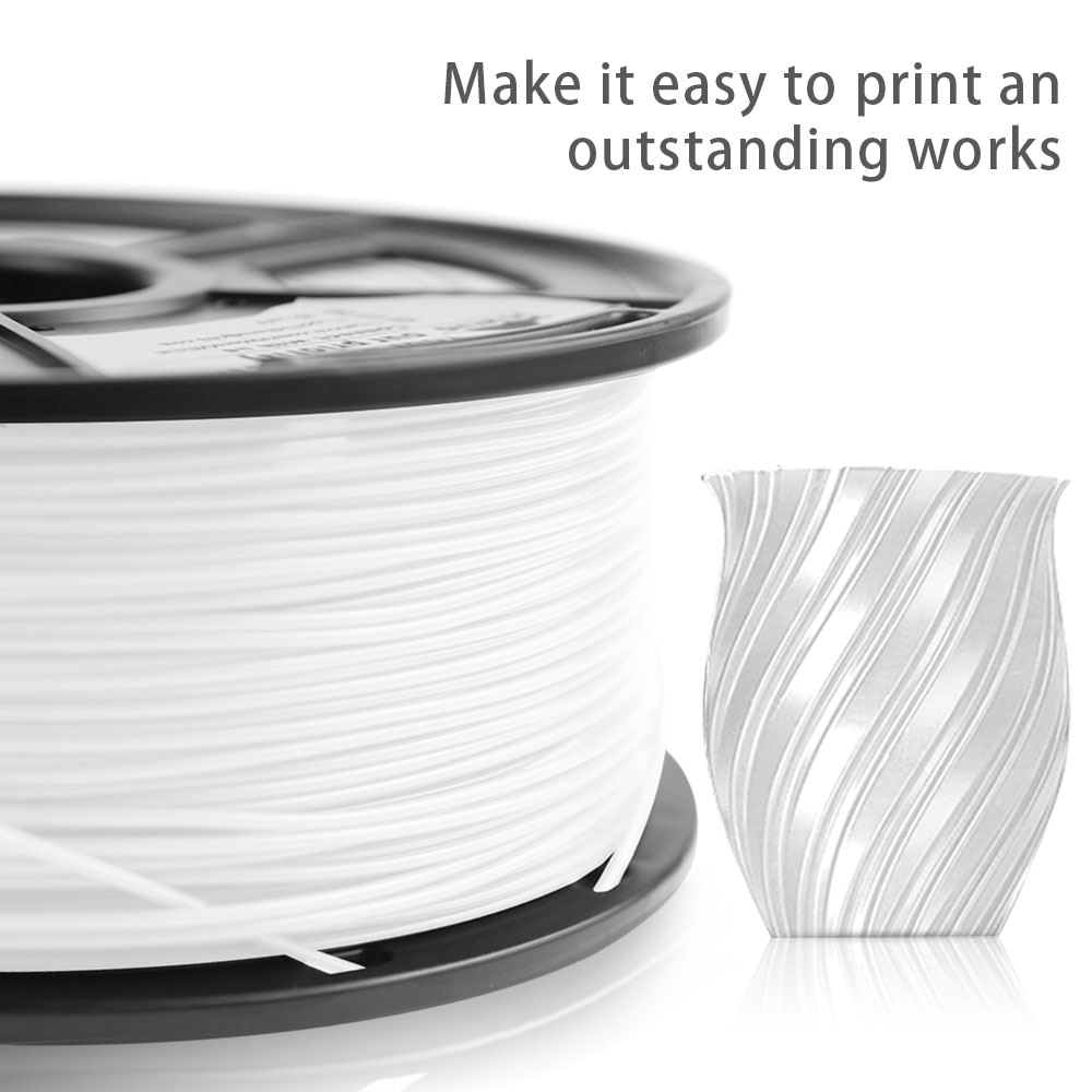 Pla Filament 1Kg 1.75Mm 3D Printer Filament Materiaal Pla Filament 1Kg Met Spool Niet-giftige Hoge taaiheid Afdrukken Verbruiksartikelen