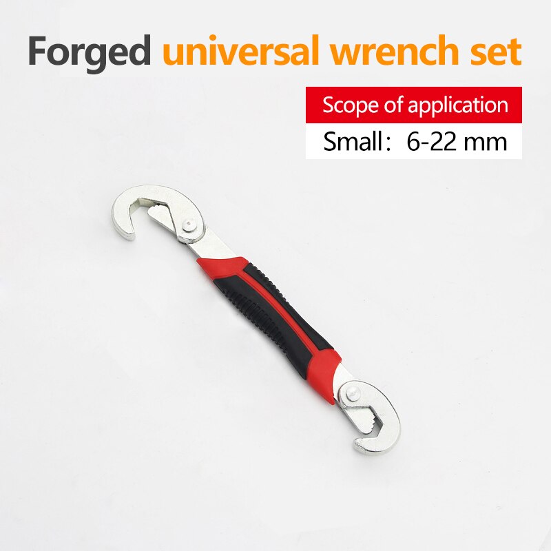 Plumber Pliers Multifunctional Universal Fast Steel Wrench Plumber Installation Tool Pipe Wrench Household Pipe Wrench: Dark Blue