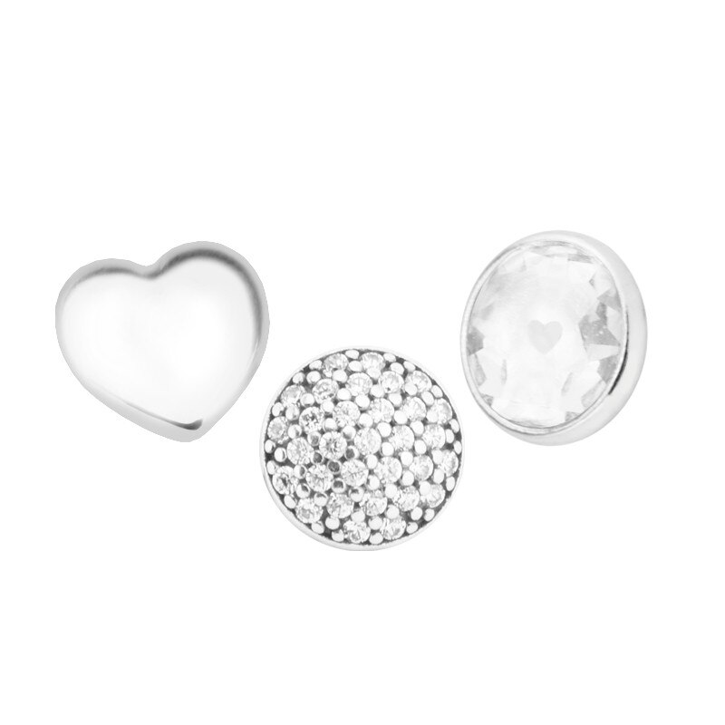 12 monat Zeichen Birthstone Kleine Petites Für Schwimm Medaillon Halsketten Kristall 925 Sterling Silber Schmuck DIY Charme Perlen Machen: April