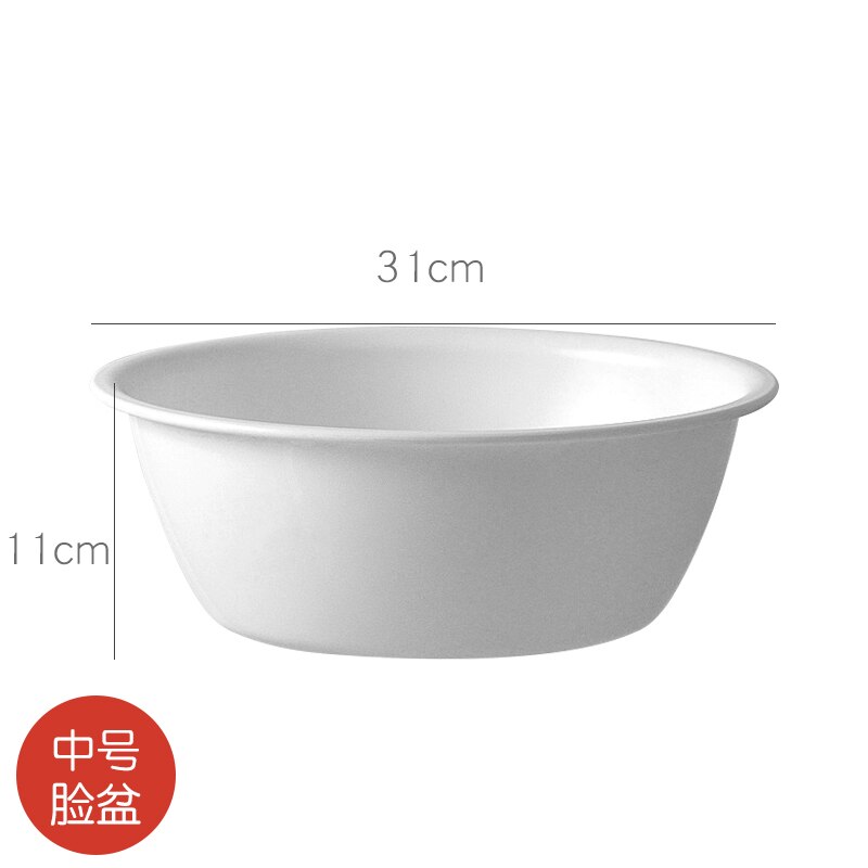 Lavabo de plástico de estilo japonés para el hogar, lavamanos grueso Simple, grande, de: Medium