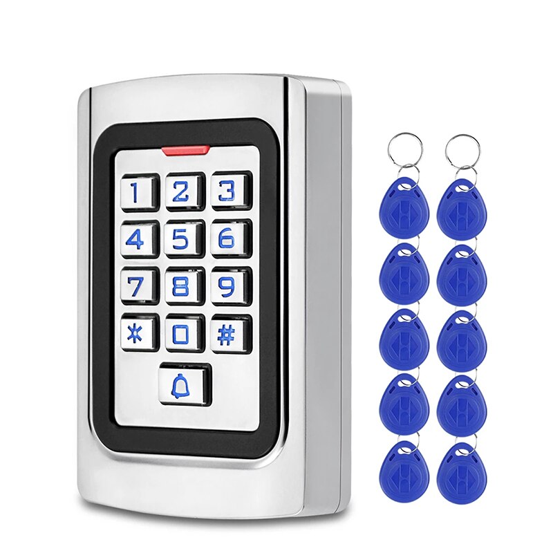 Face Waterproof Metal Access Controller Single Door Access Control Standalone M02 13.56Mhz Card Access Control