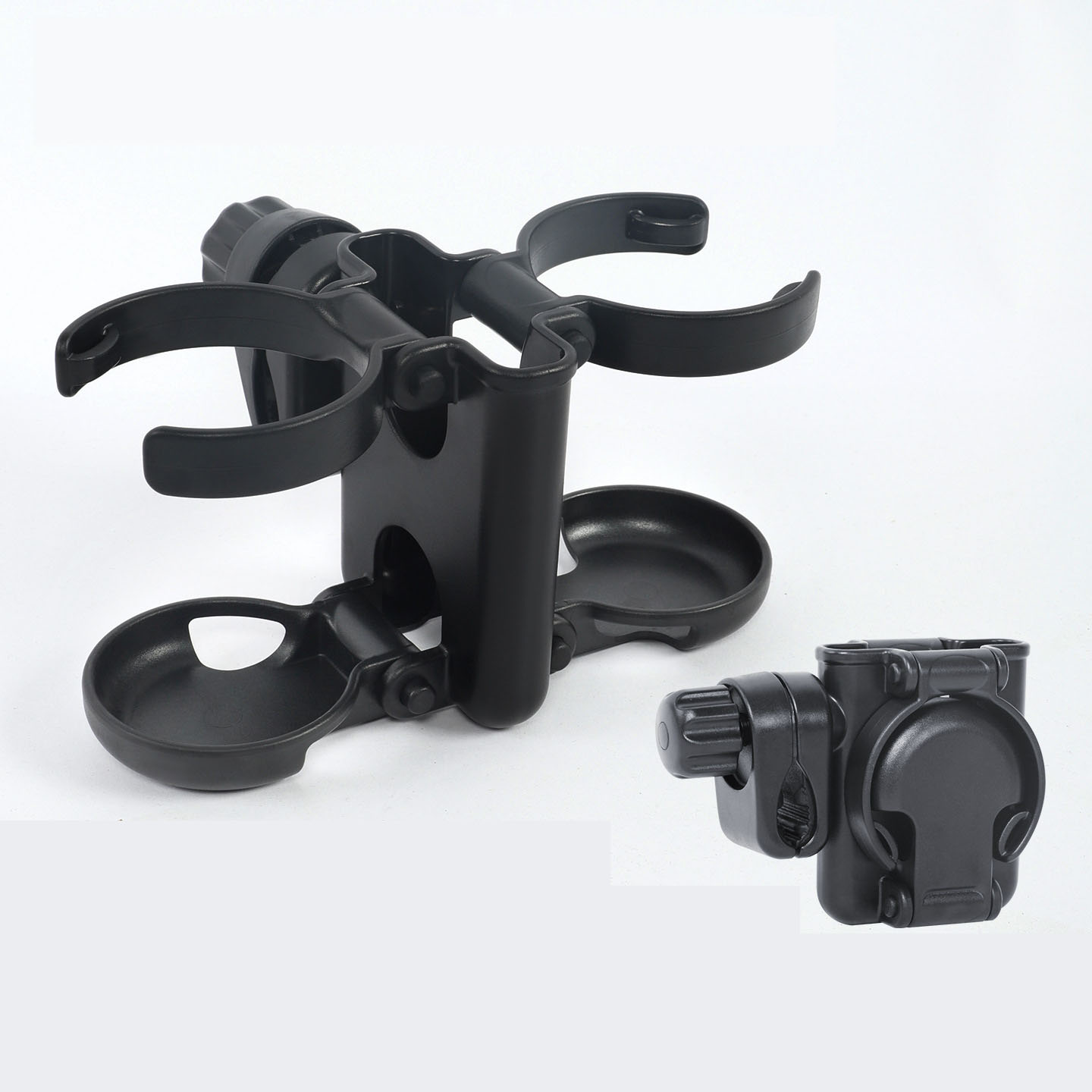 Accessoires de poussette pour bébé, porte-bouteilles pour bébé, porte-gobelet, chariot, voiture pour enfant, vélo, porte-bouteille d'eau à dégagement rapide: Brun