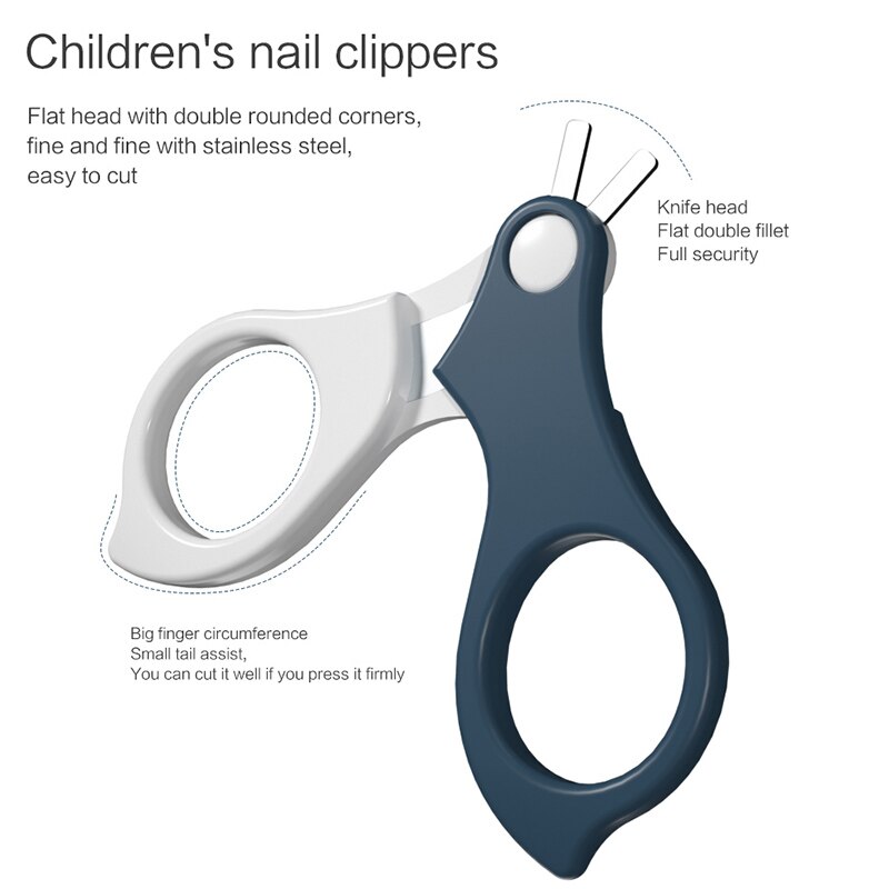 Baby care safety nail clippers cartoon baby nail trimmer pedicure scissors scissors child baby nail care Nail clipper suit