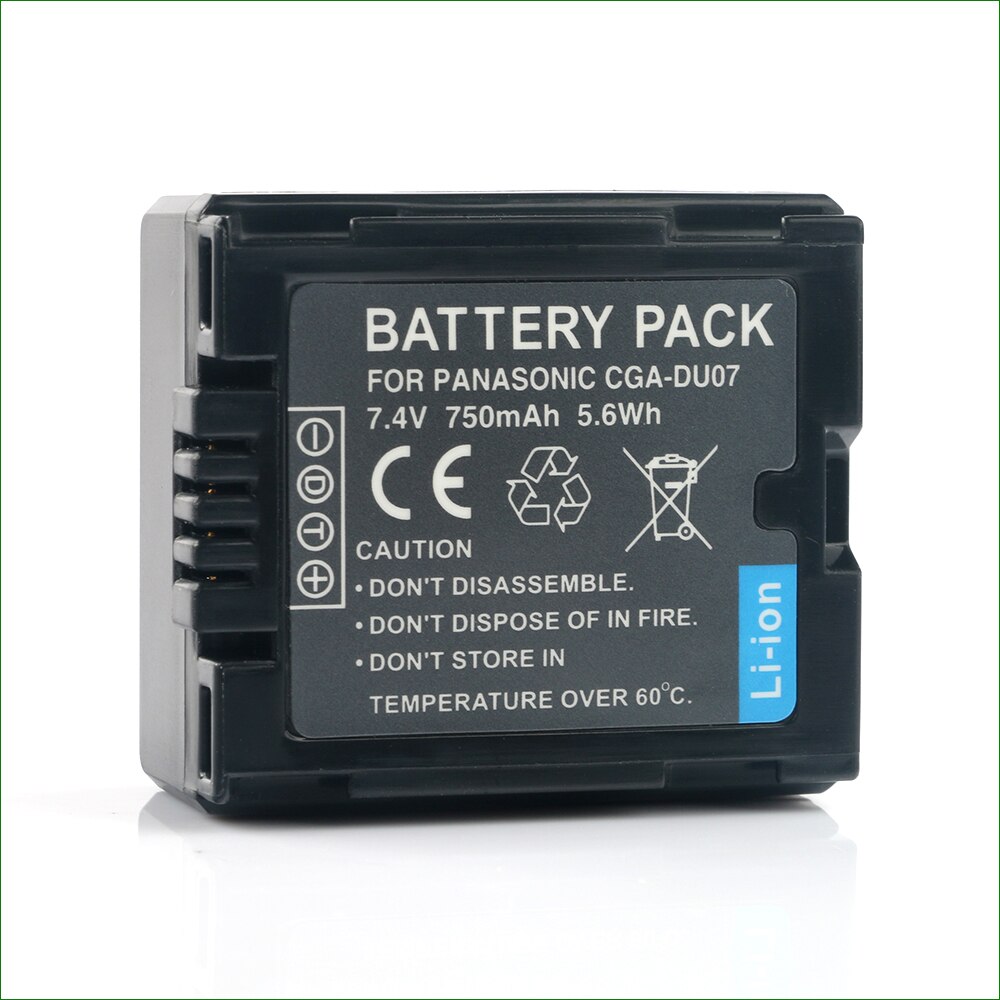 LANFULANG Camcorder Digital Battery Compatible For Panasonic CGR-DU06 VW-VBD070 NV-GS47 NV-GS50 NV-GS27 SDR-H20 NV-GS57 NV-GS58
