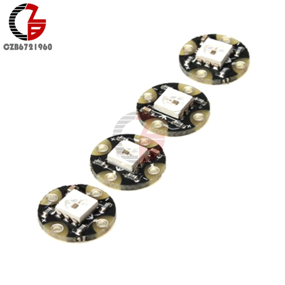 Smart RGB WS2812 LED Integrated Driver Sewable Wearable Chainable Flora