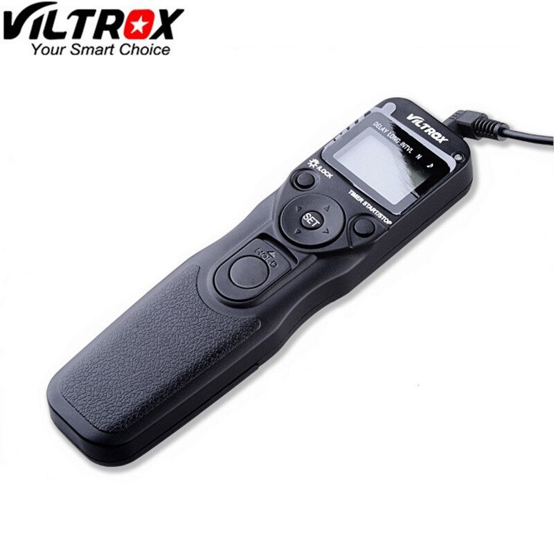 Viltrox MC-N3 LCD Timer Afstandsbediening Ontspanknop Cord voor Nikon D90 D3100 D5000 D5100 D7000 D7100 D600 N3
