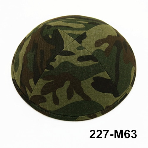 Camouflage 19cm kippot Appaerl Accessories Hats Caps Skullies beanie Kippah Jewish Yarmullka