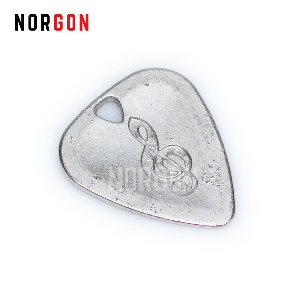 Norgon Metal Guitar Picks Durable Stainless Steel Thin Mediator Guitarra Acoustic Electric Guitar Bass Rock