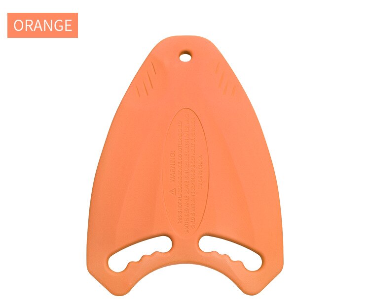 Letvægts en form eva svømmebræt flydende plade tilbage float kickboard pool træningshjælpeværktøjer til voksne og børn: Orange