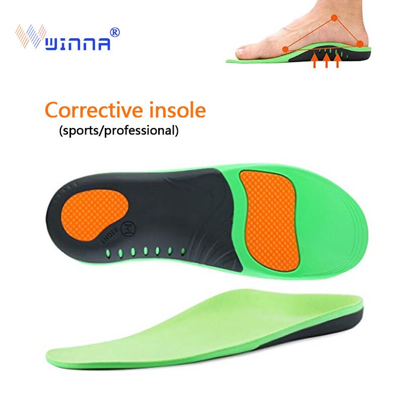 Sports Insole Arch Support Shoe Pads Breathable Orthopedic Elastic Shock Sneaker Inserts Sports Fasciitis Replacement Insoles