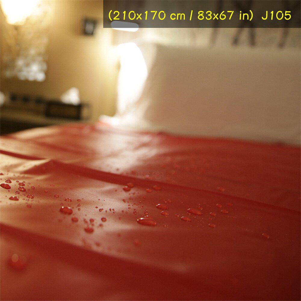 Black Waterproof Bed Sheet PVC Bed Cover SPA Pad Massage Bed Mat Adult Oil Bedding Sheets