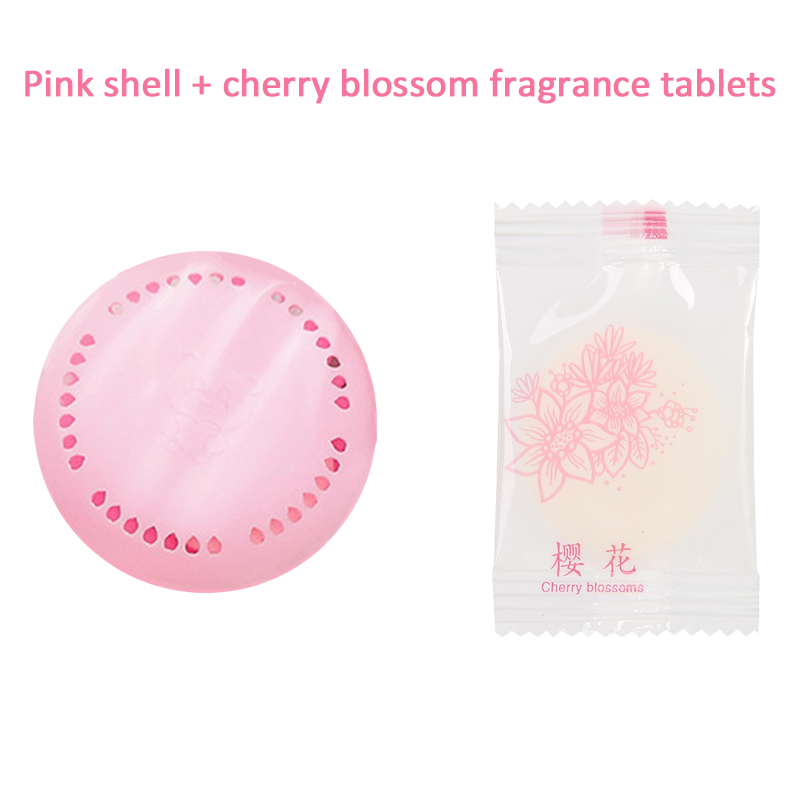 Luftfräschare för hemmabruk toalett aromaterapi doft varaktig deodorant rund fast fräschare för sovrum garderob biltillbehör: Brun