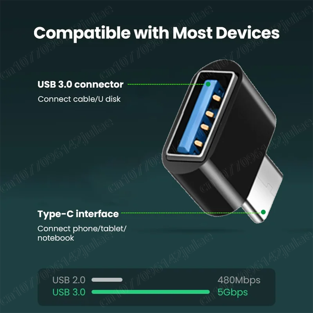 1-10 sztuk nowego uniwersalnego złącza adaptera USB 3.0 OTG typu C do Xiaomi 13 Huawei P60 Samsung S23 Mysz Klawiatura Dysk USB Flash