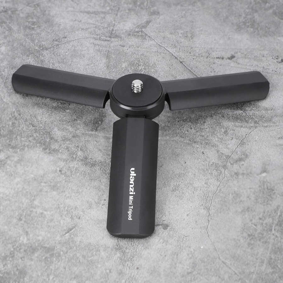 Ulanzi MT-15 Tragbare Mini Stativ Schreibtisch-Stativ 1/4'' Montage Schraube für Smartphone DSLR Video Gimbal Stativ für Osmo Vlog