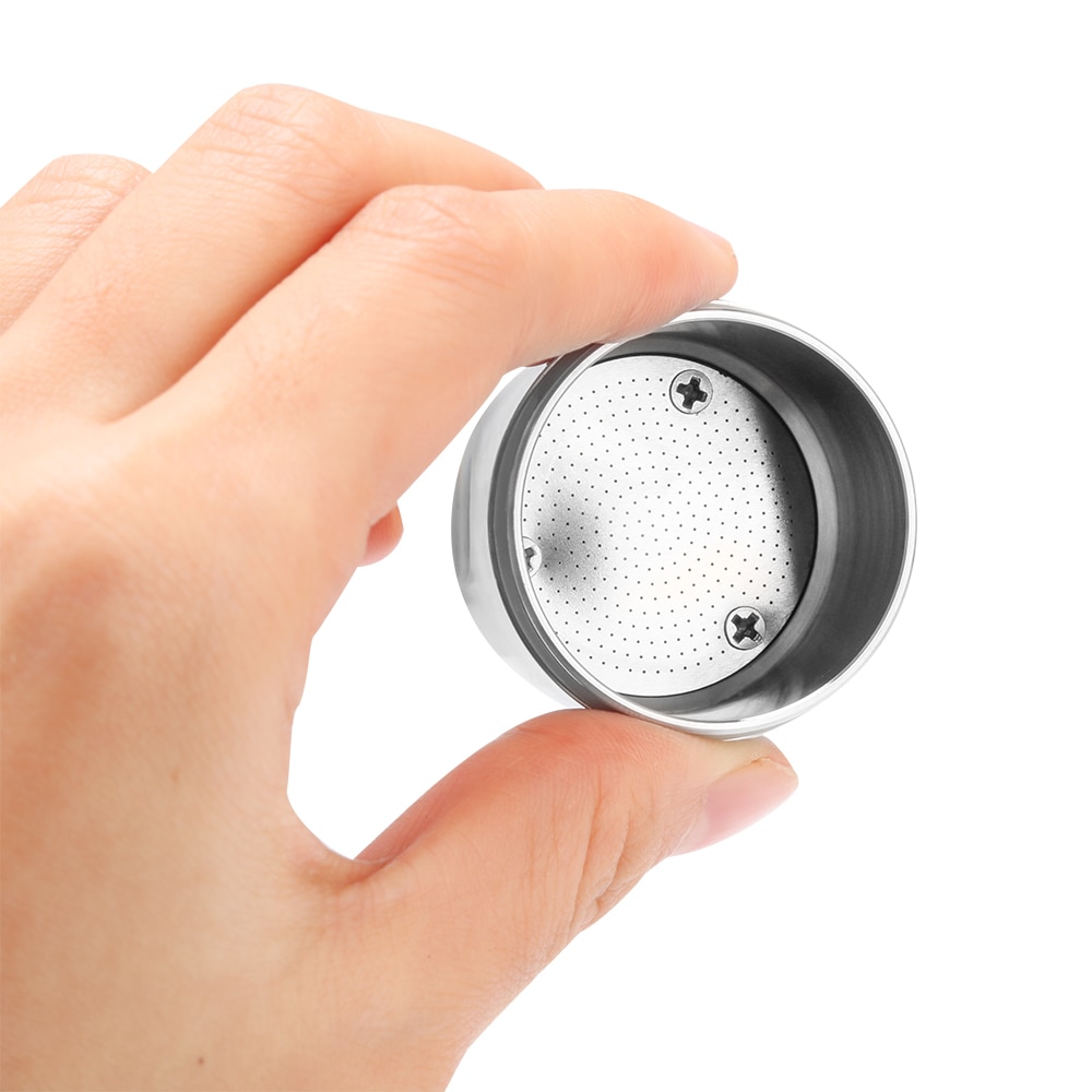 Stainless Steel Reusable Coffee Filter Tamper Set Refillable Capsules Cup Pod Tamper For ILLY X9 X8 X7.1 Y5 Y3 Y1.1 Machine