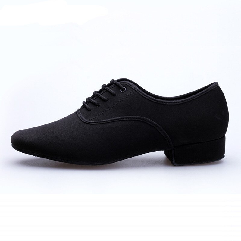 Men Oxford cloth Latin Ballroom Dance Shoes Low heel 2.5CM Modern dance shoes Suede sole and rubber sole shoes
