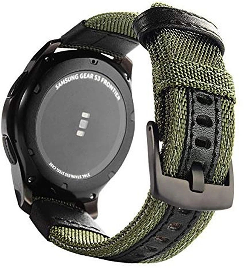 Correa de nailon de 20 a 22mm para Amazfit GTR 4 / 3 Pro/Stratos, pulsera para Amazfit GTS 4 3/Bip 3, pulsera deportiva