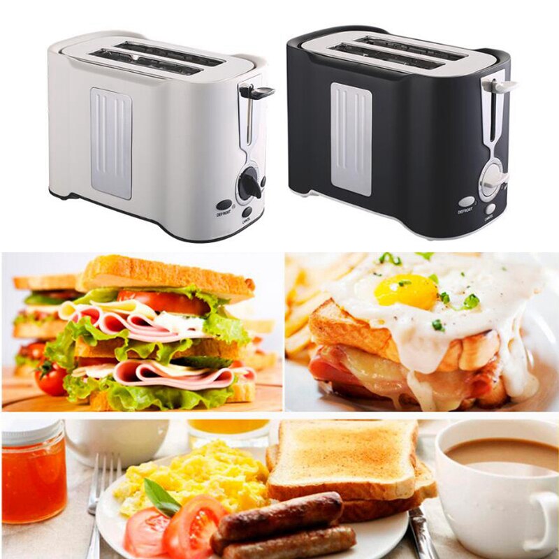 Máquina tostadora de pan, tostador eléctrico, horno para hornear, electrodomésticos de cocina, sándwich de desayuno automático, enchufe europeo