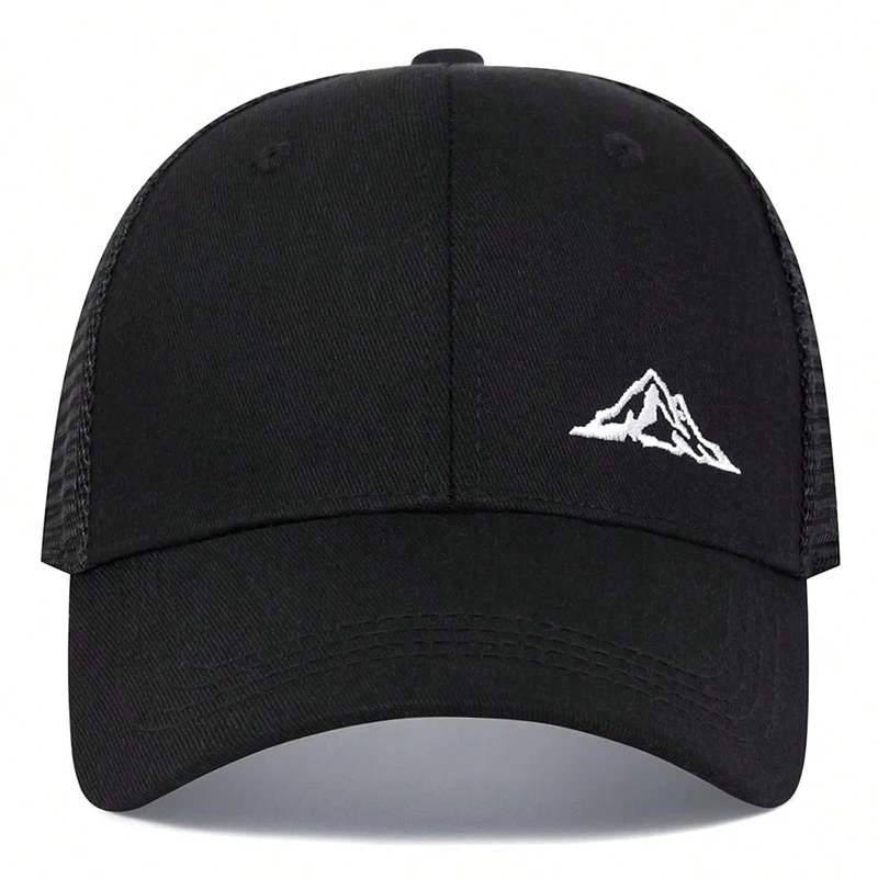 Casquette de Baseball unisexe avec broderie de plage de montagne, chapeaux décontractés réglables pour l'extérieur, chapeau de papa, chapeau de protection solaire, printemps et été