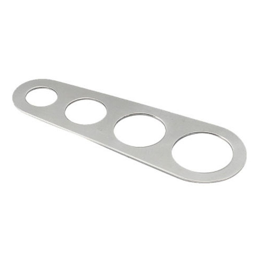 Rustfrit stål nøjagtigt pasta lineal måleværktøj 4 portions portion spaghetti måler madlavningsudstyr kontrolværktøj