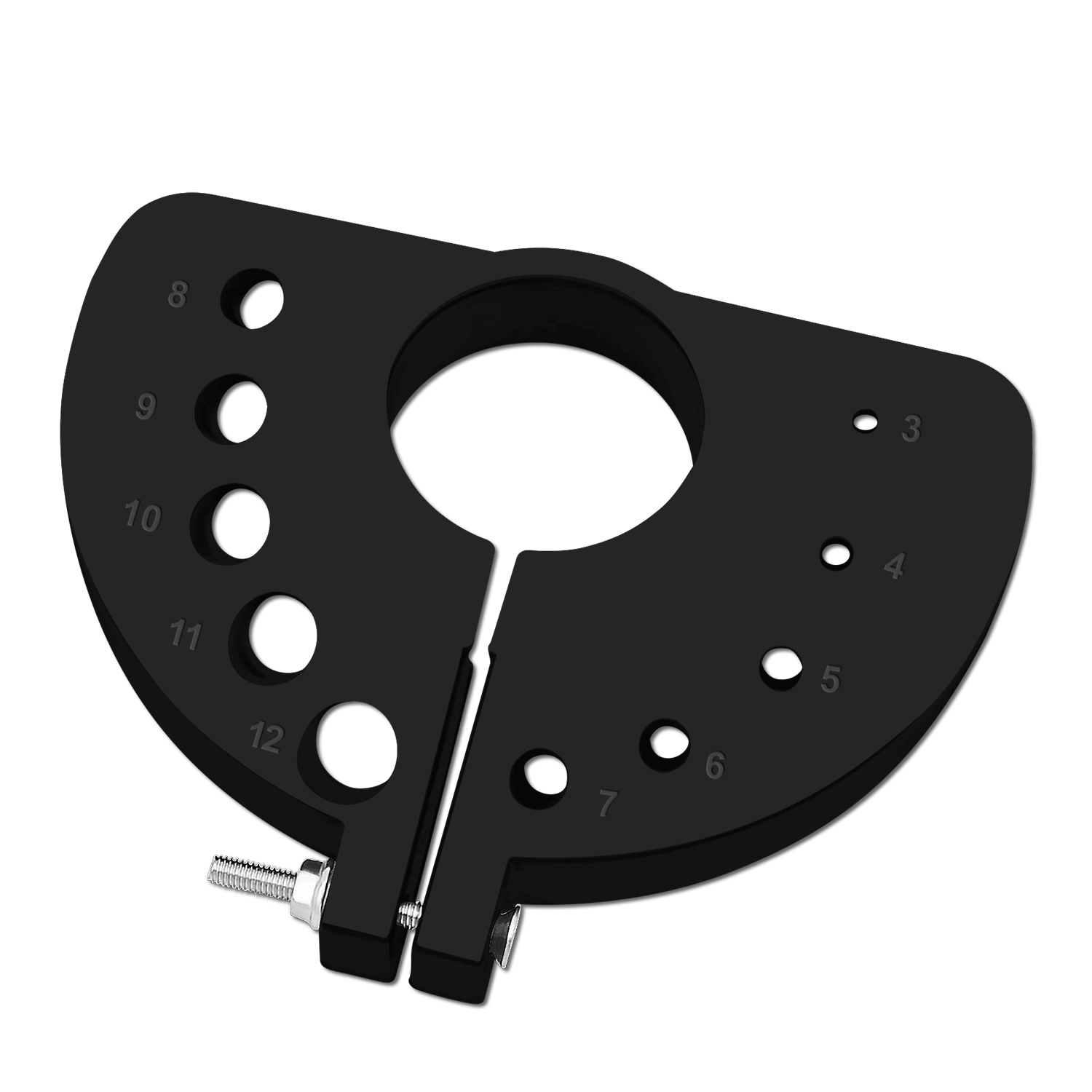 Broca de molienda multifuncional, afilador de cuchillos de perforación de impacto eléctrico, herramienta de molienda de ángulo de molienda multiusos: Negro