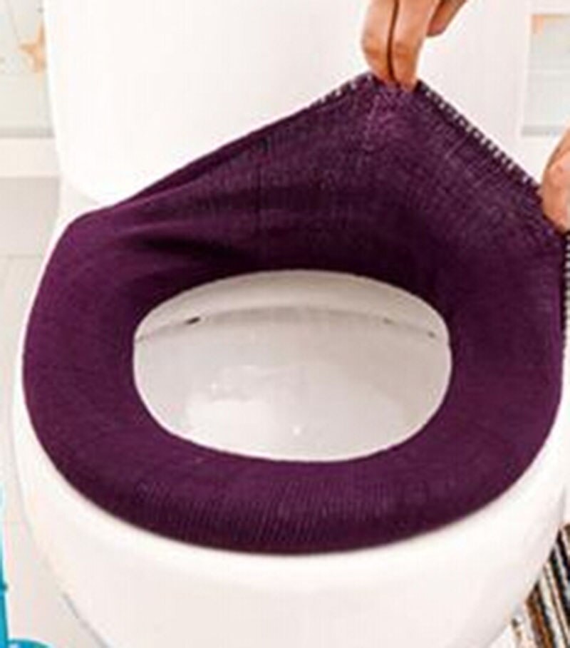 Funda suave para asiento de inodoro, protector de pasta para asiento de inodoro, asiento calentador