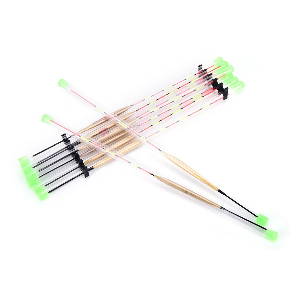 10Pcs/Lots Fish Float Wood Fishing Float Tackle Tools For Fishing Tank Flotteur Peche Float Fishing Tackle Tools