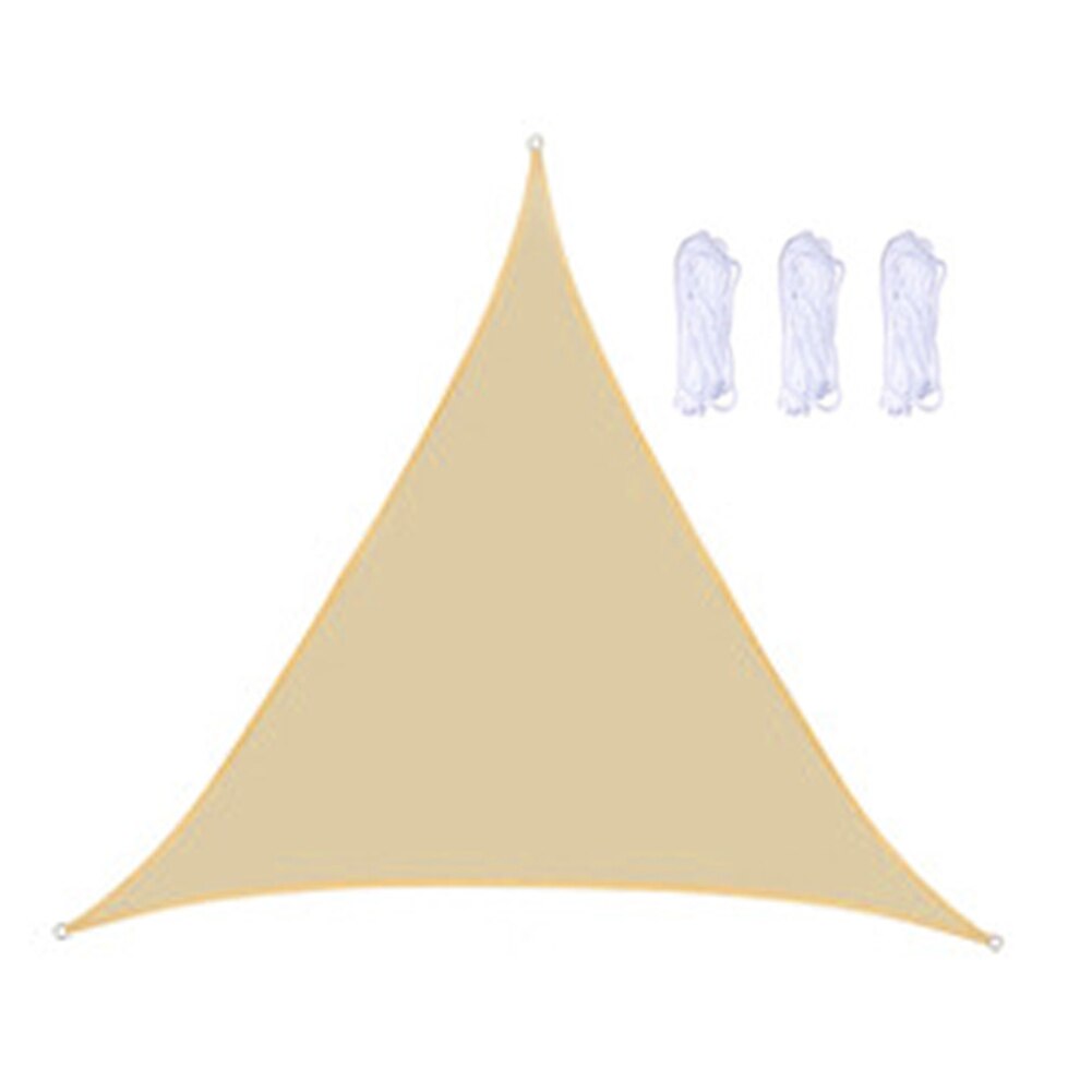 Garden Waterproof Sun Shelter Triangle Sunshade Protection Canopy Patio Pool Shade Sail Awning Camping Large Shade Cloth: N