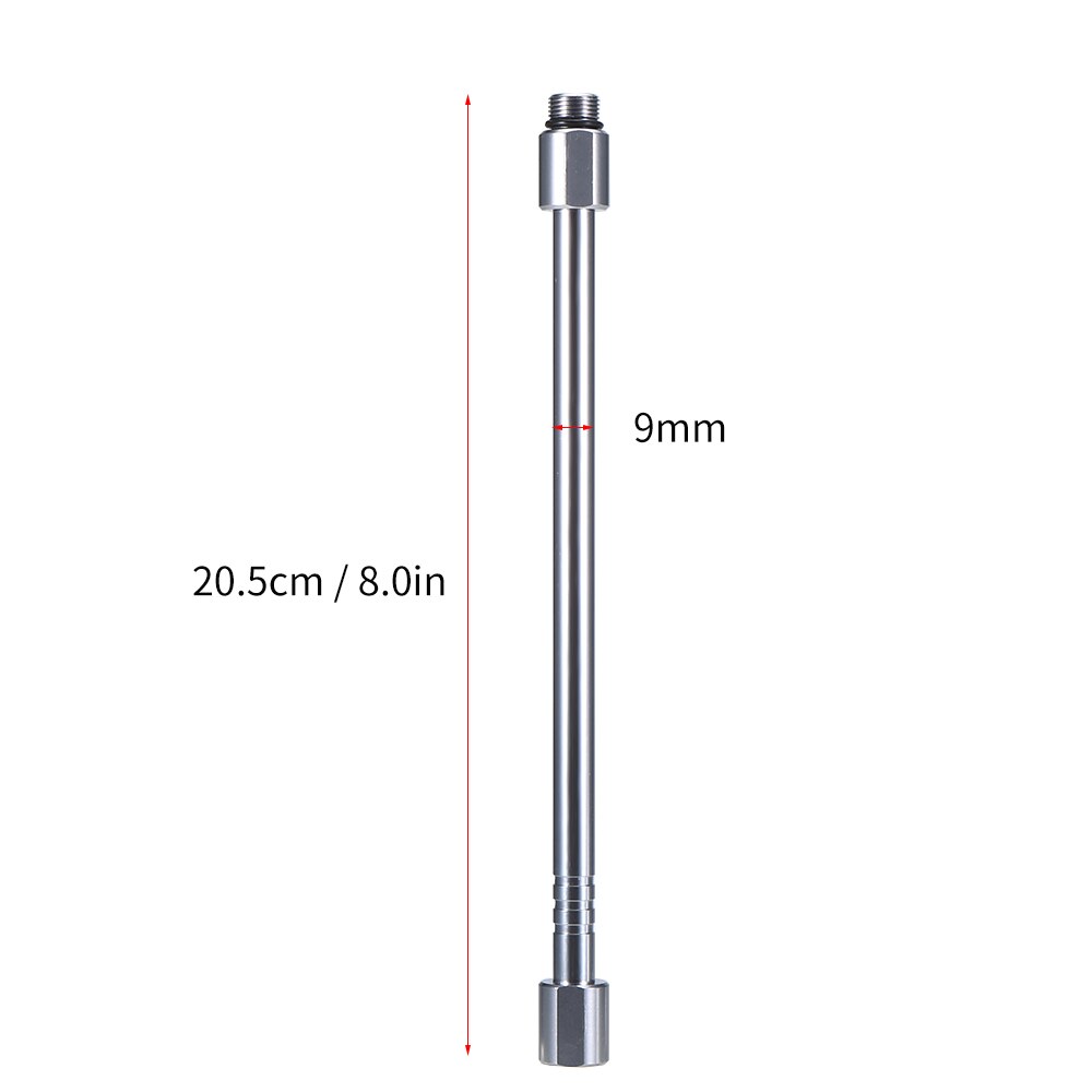 Lanterne à gaz rallonge Tube coup torche rallonge poteau Camping lampe rallonge cuisinière gaz réservoir convertisseur rallonge tige