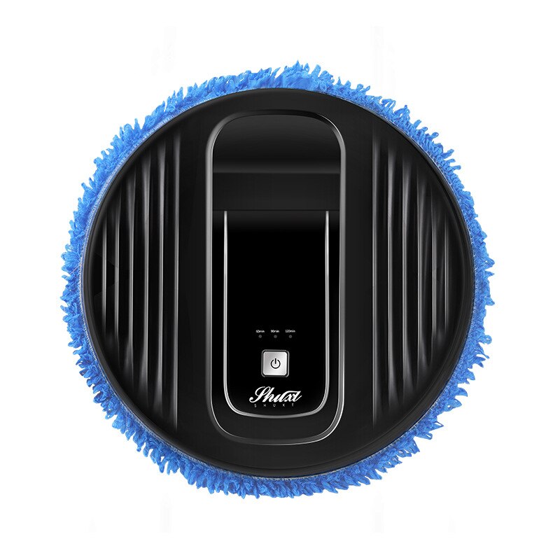 Remote Control Mop Machine Wet And Dry Vacuum Cleaner Household Smart UV Sterilization Mop Machine: black