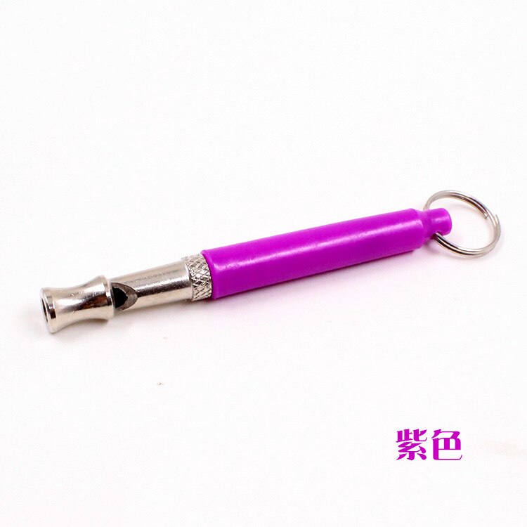 Dog Accessories UltraSonic Supersonic Sound Pitch Silent Dog Pet Puppy Command Training Whistle For Dogs: purple