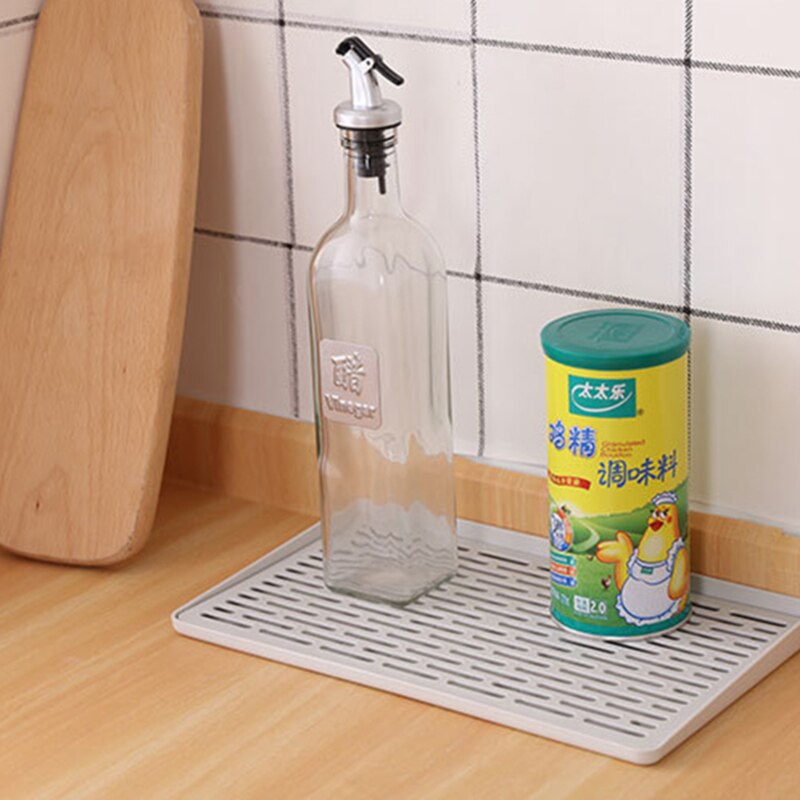 Silicone Wave Pattern Insulation Mat Kitchen Storage Dish Cup Drying Rack Holder Drainer Dryer Tray Tableware Water Drainning