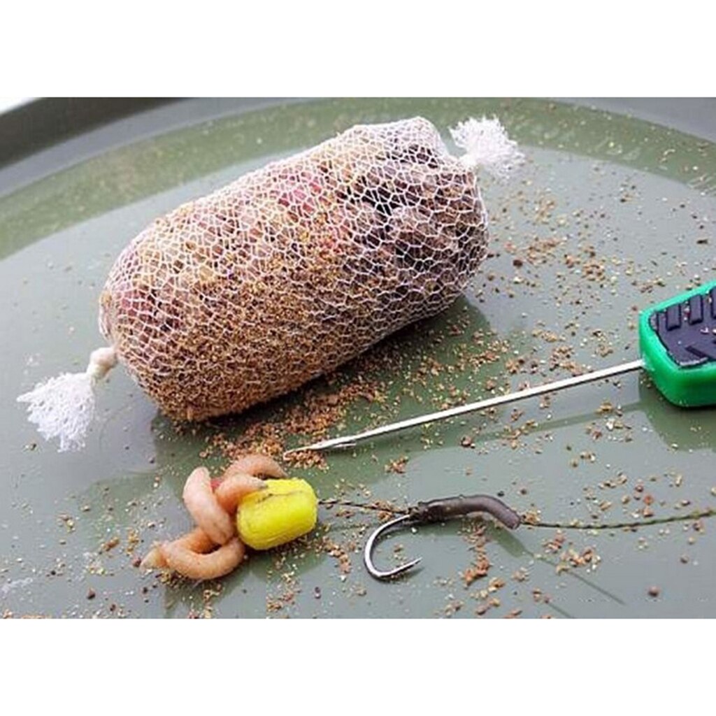 Pva Fishing Mesh Dissolve Refillbait Bag For Solid Bait Tackle Throwing Tool Mesh Bait Mesh Universal Refill Stocking Bait Bags