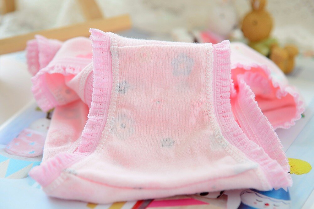 12 stk/parti 200- slags stil pige trusser økologisk bomuld 2-10y baby børn undertøj til pige børn trusser baby tøj