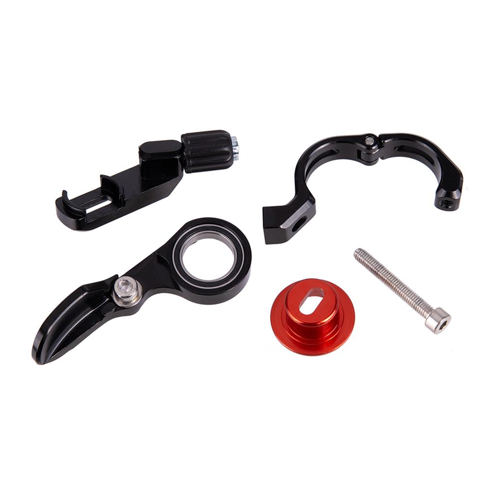 Mtb dropper fjärrhandtag 1x justerbar sadelstolpe under bar universal shifter style cable hendel mekanisk droppers sadelstolpe 4