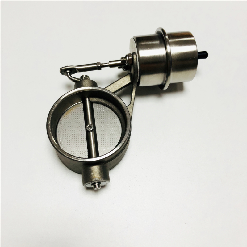 Stainless Steel Exhaust Control cutout Valve Set With Vacuum Actuator Closed Style