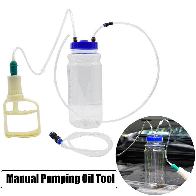 2L Car Manual Oil Change Vacuum Pump Oil Change Pump Wast Oil Collector Vacuum Pump Maintenance Tool Artifact Oil Pumps